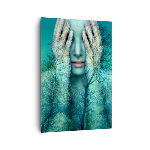 Vászonkép - Kékbe merítve - 70x100 cm