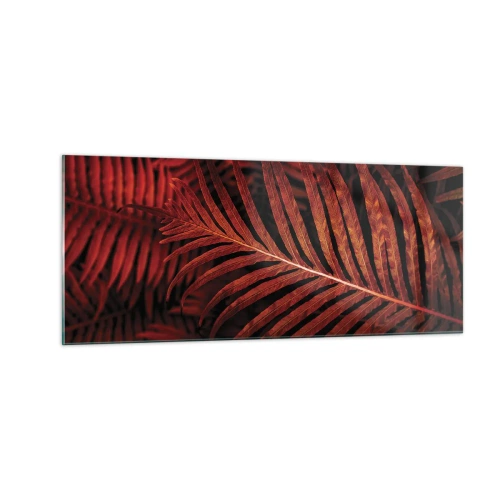Üveg kép - Az élet vörös színe - 100x40 cm