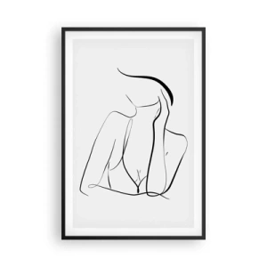 Poszter fehér keretben - Az álmok hullámán - 61x91 cm