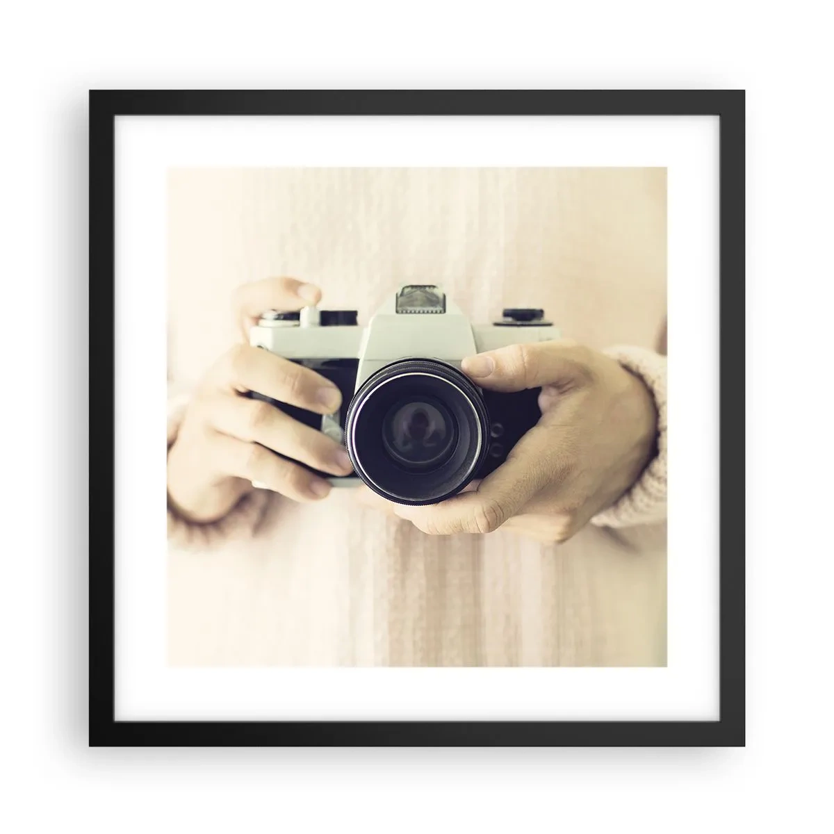 Poszter fehér keretben - Többet látni... - 40x40 cm