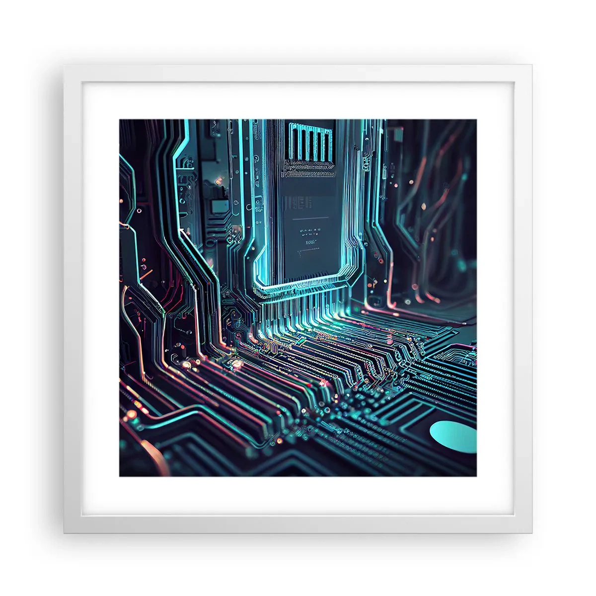 Poszter fekete keretben - Úgy gondolom... - 40x40 cm