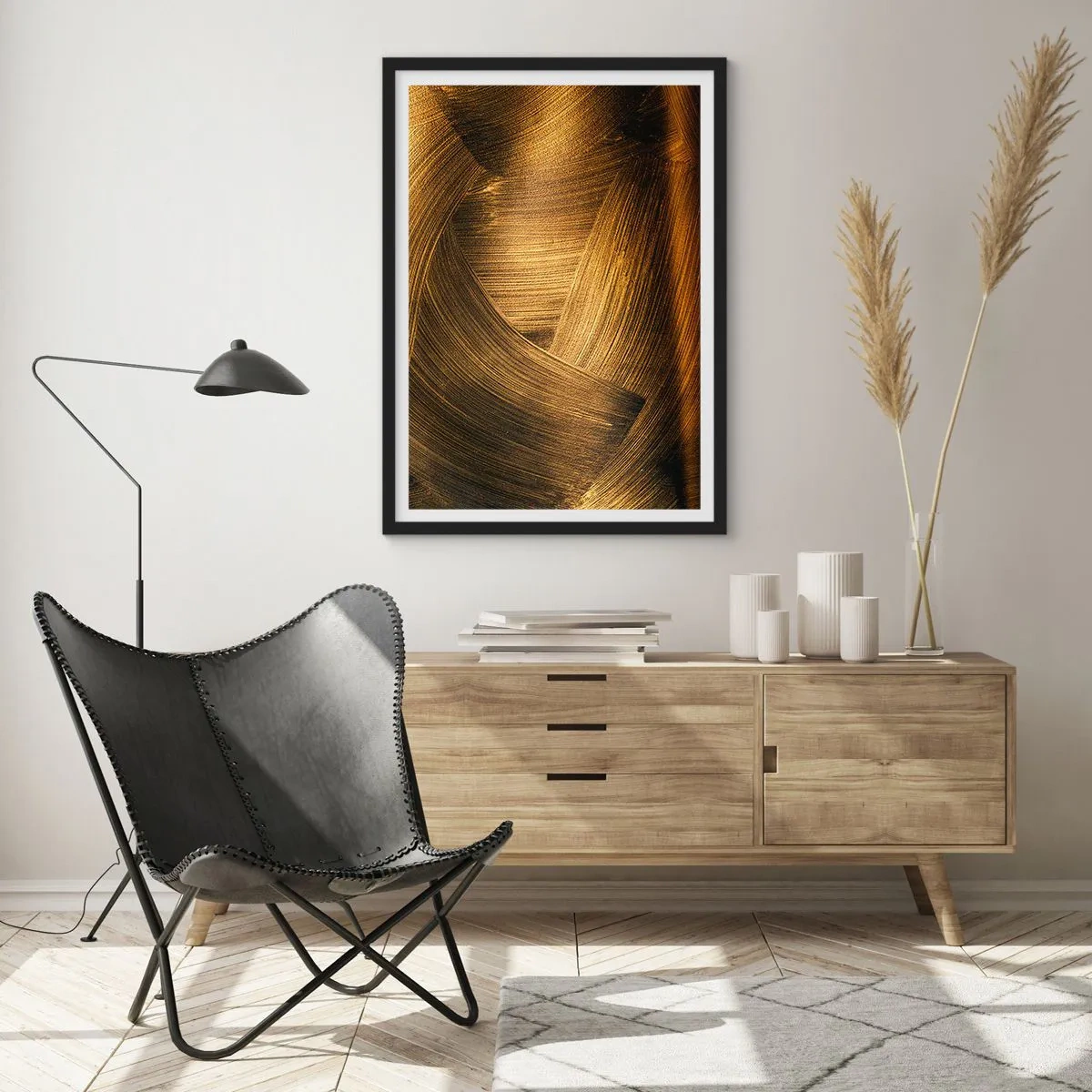 Poszter fehér keretben - Egy arany labirintusban - 61x91 cm