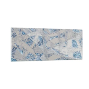 Üveg kép - A szürkéskék labirintusban - 100x40 cm