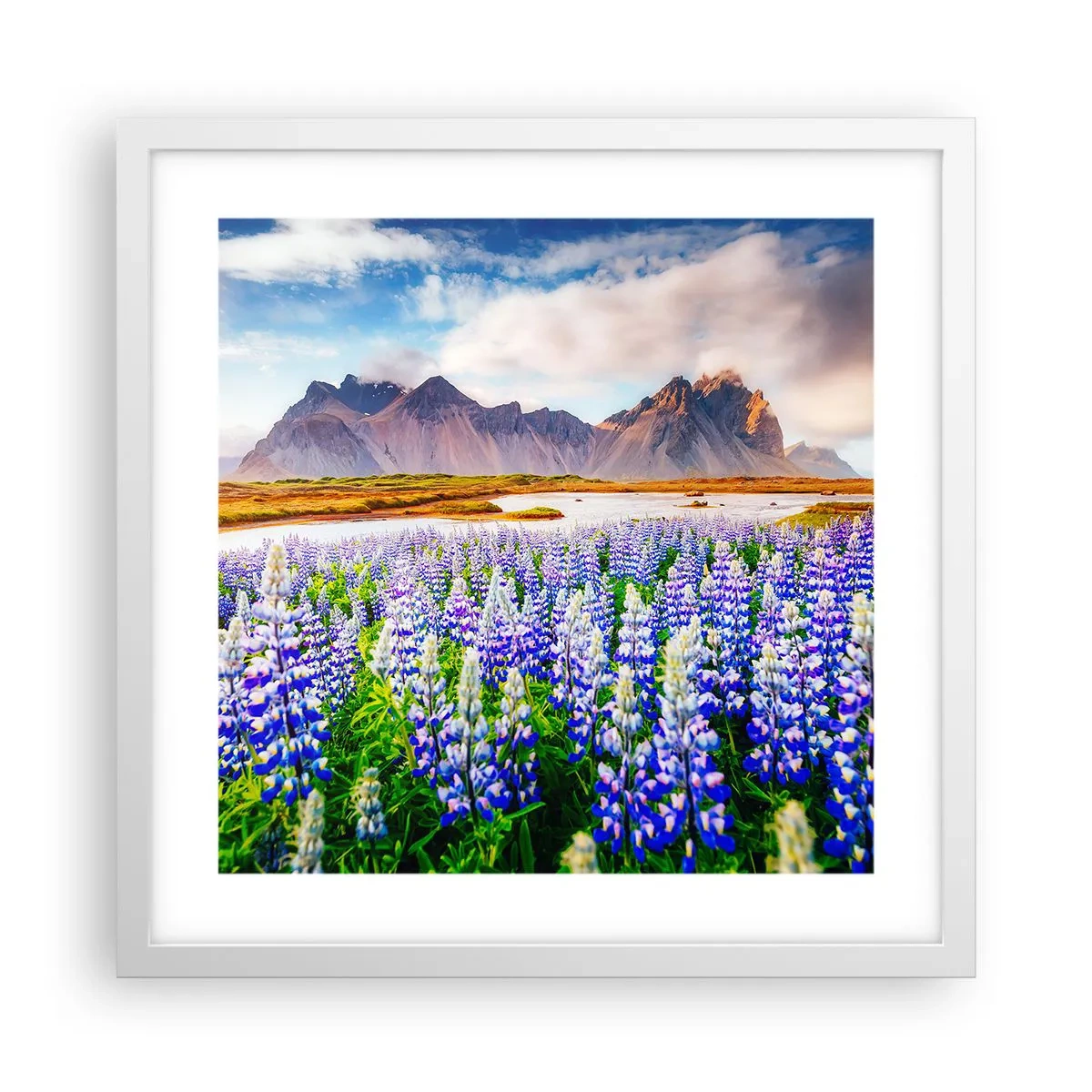 Poszter fekete keretben - Erő és szigorúság a szelídség mellett - 40x40 cm