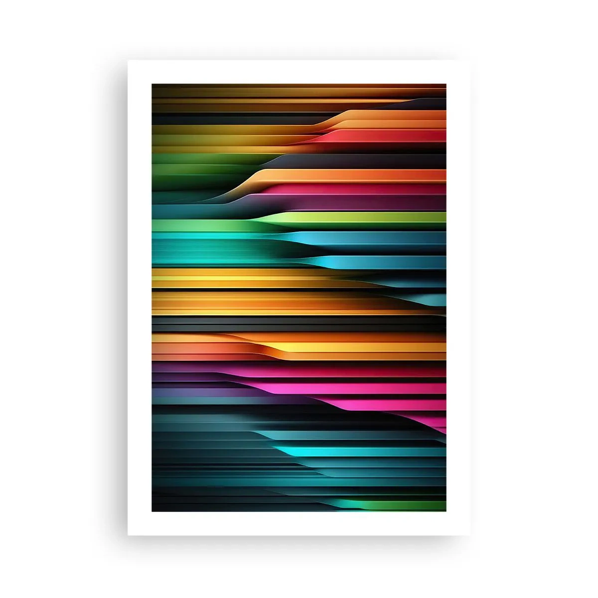 Poszter - Fényorgonák - 50x70 cm
