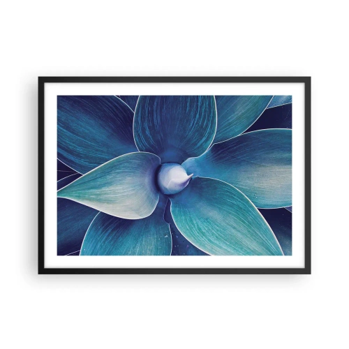 Poszter fehér keretben - Kékezve az égből - 70x50 cm