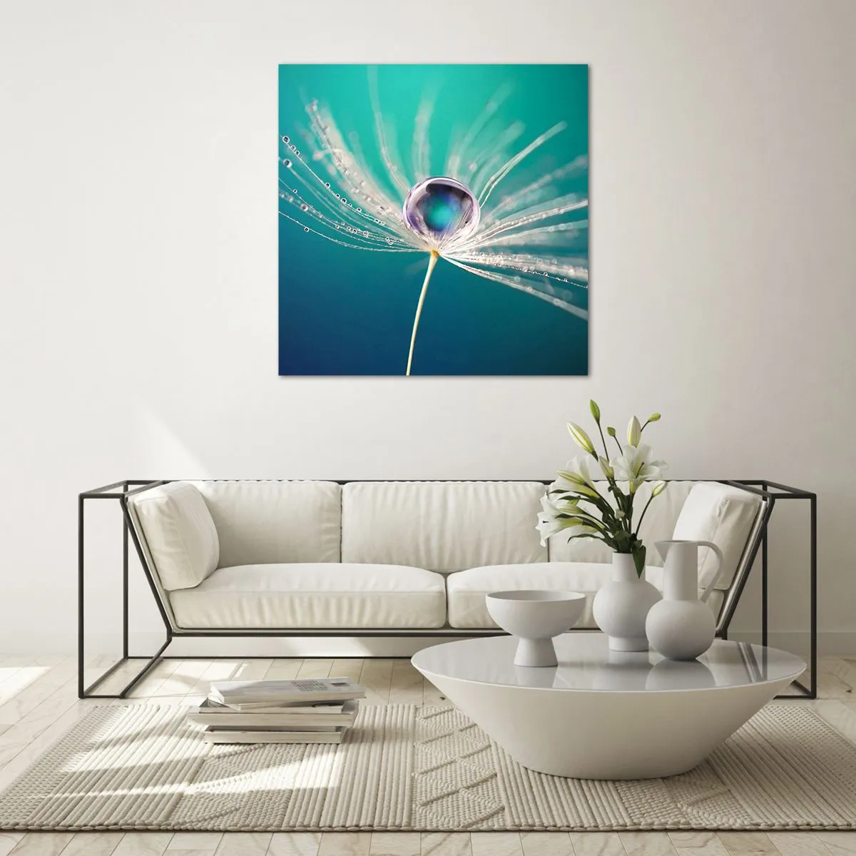 Üveg kép - Misztikus pillanat - 40x40 cm