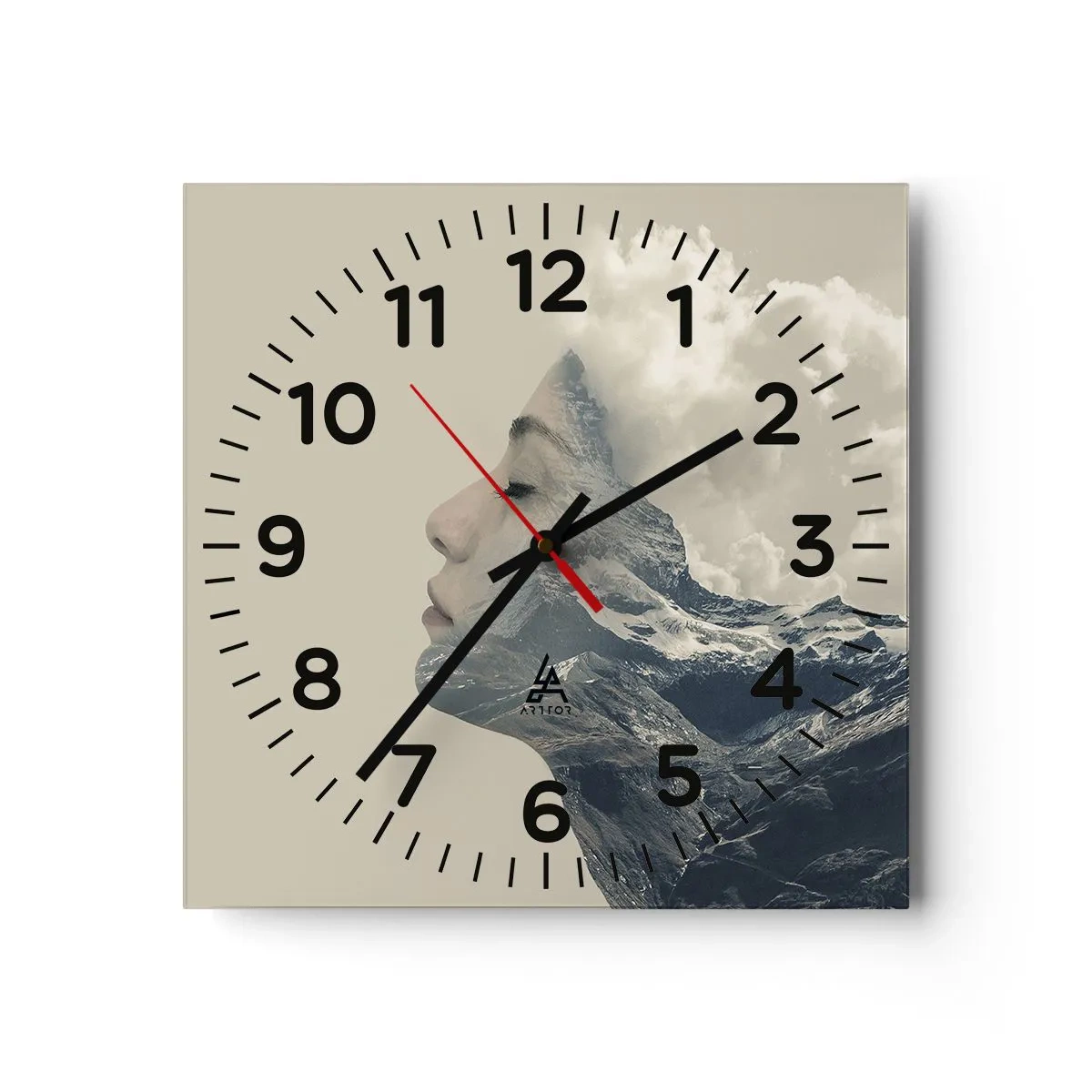 Falióra, Óra - Az elemek szépsége - 30x30 cm