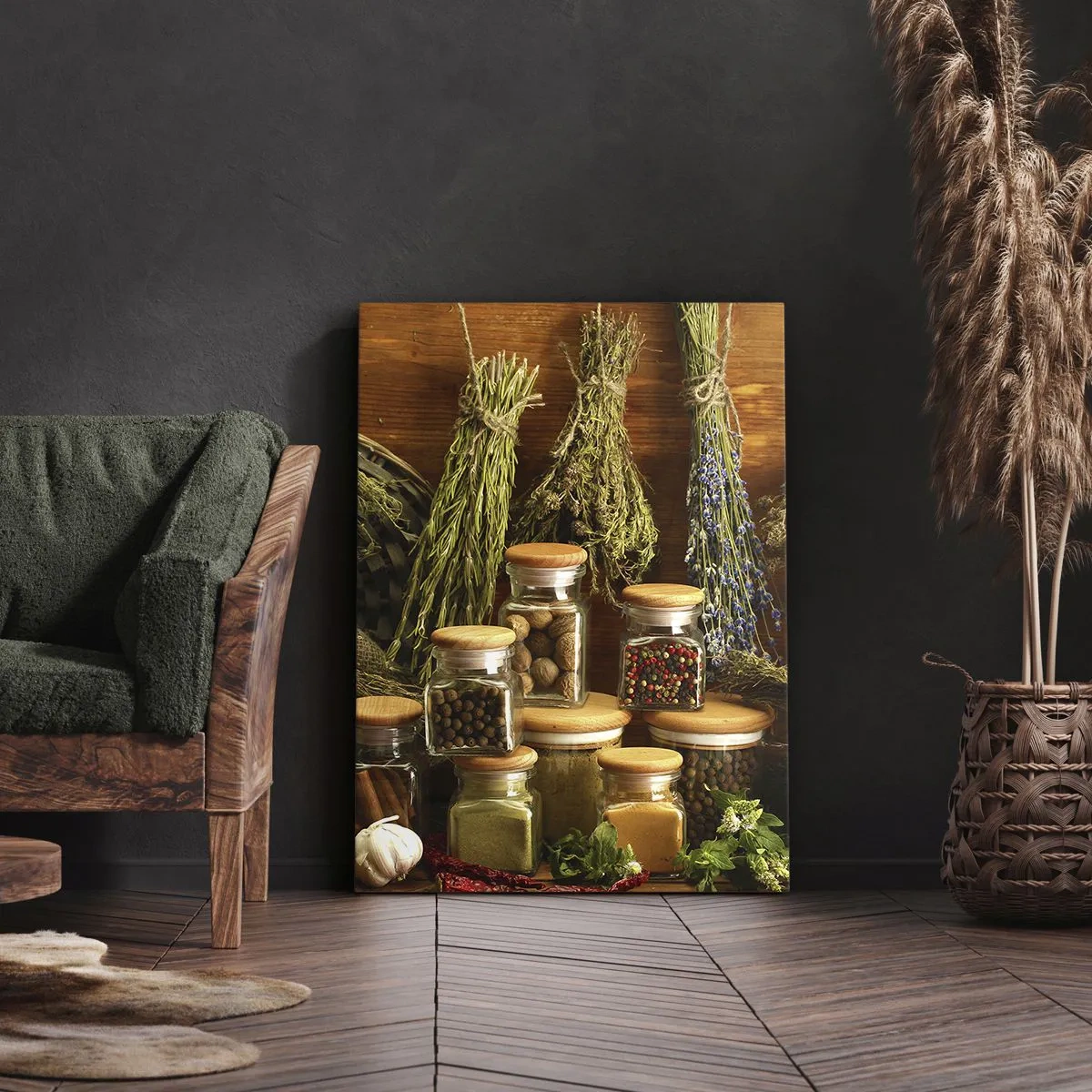 Vászonkép - Konyhai varázslatok - 45x80 cm