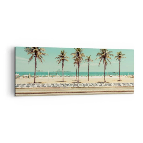 Vászonkép - A tengerparton - 140x50 cm