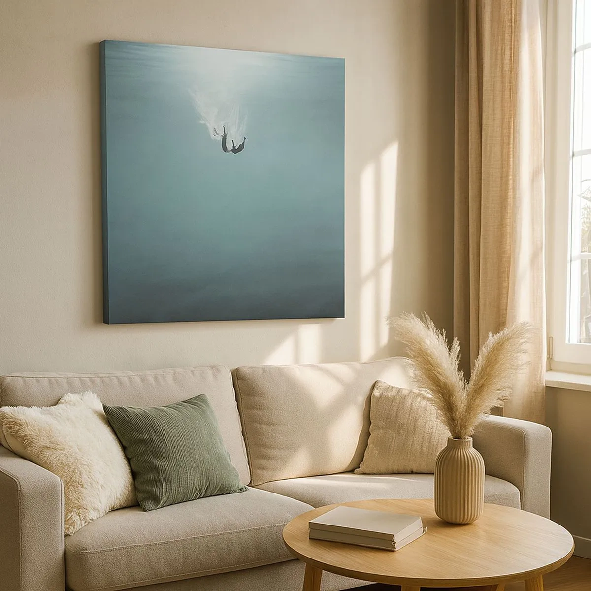 Vászonkép - Az óceán ölelésében - 30x30 cm