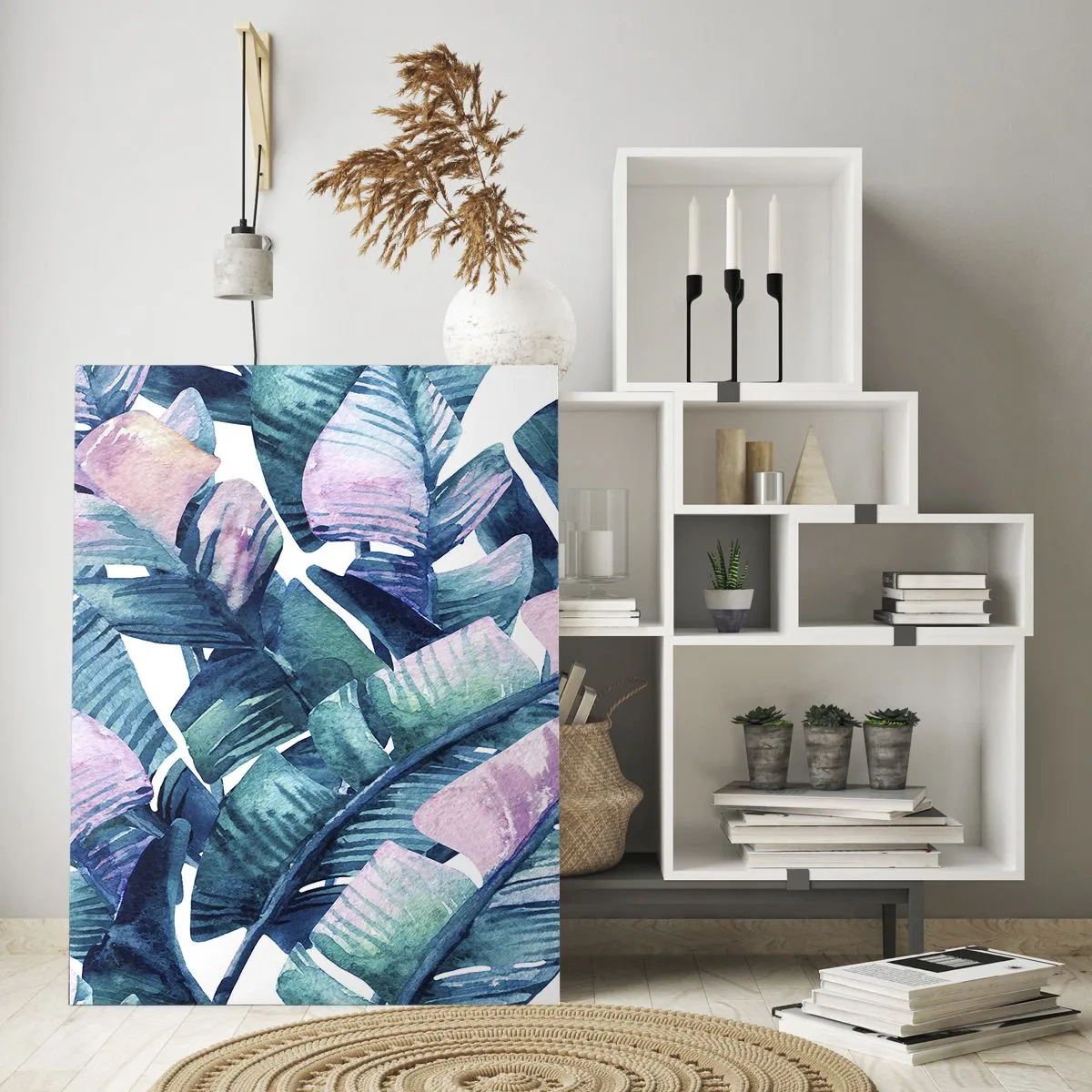 Üveg kép - Egy banánligetben - 50x70 cm