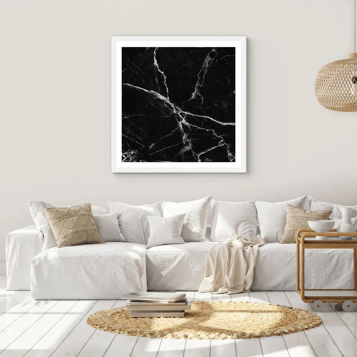 Poszter fekete keretben - A kő titkos élete - 40x40 cm