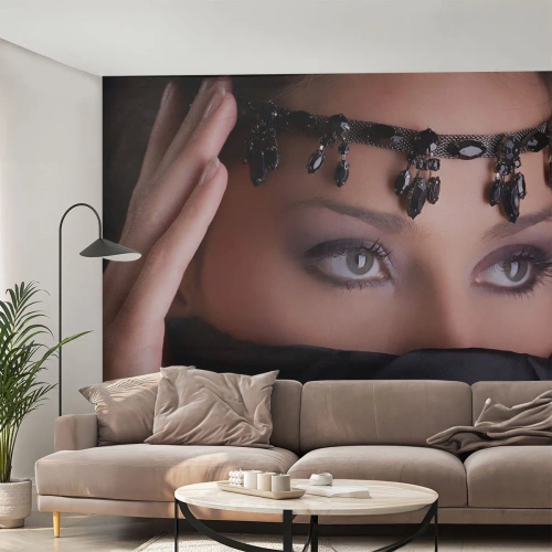 Fotótapéta Standard Eco - Orientális csábító rejtély - Nő, Szemek, Kultúra - 250x175 cm