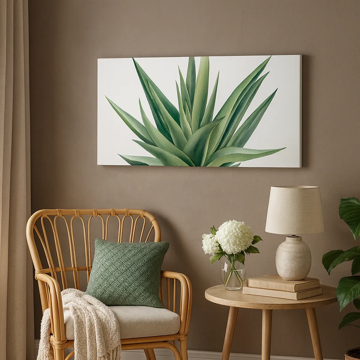 Vászonkép - Zöld - erő - élet - 30x30 cm