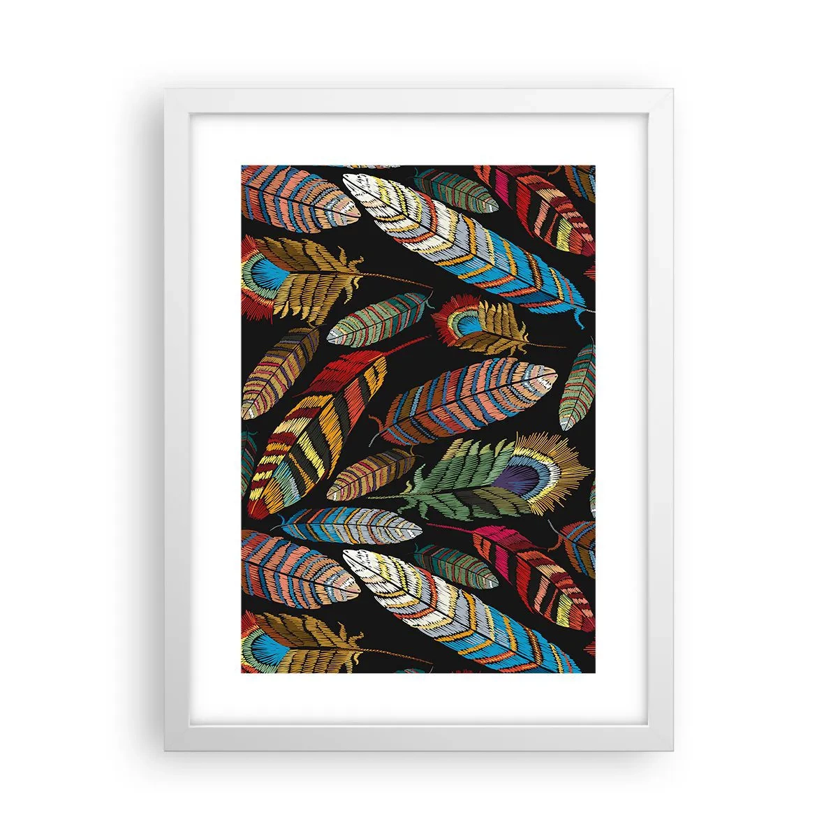 Poszter fekete keretben - A madárkarnevál - 30x40 cm