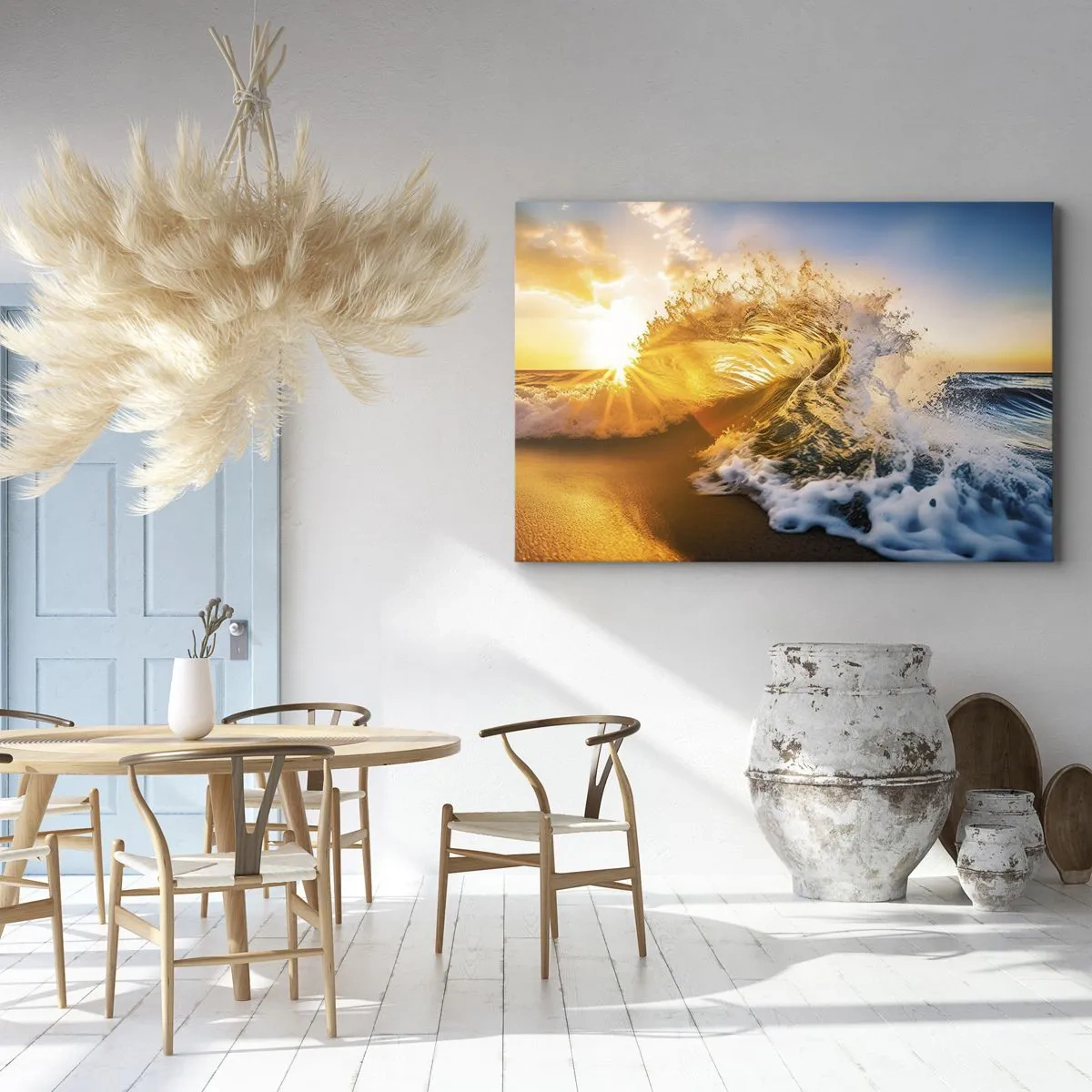 Vászonkép - Játék a homokban - 100x70 cm