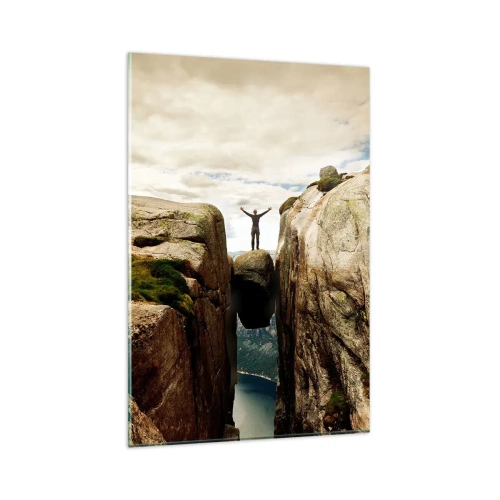 Üveg kép - Hogy vagyok ?! - 80x120 cm