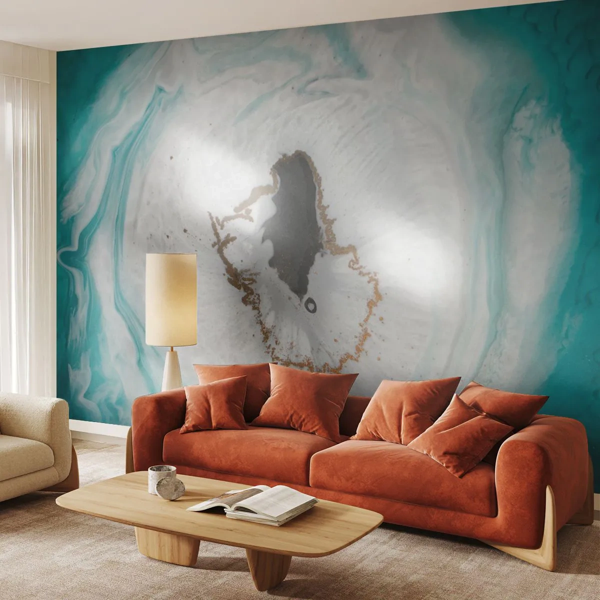 Öntapadós Fotótapéta Deluxe Sticker - Behatolni - Absztrakció, Darab, Kő - 250x175 cm