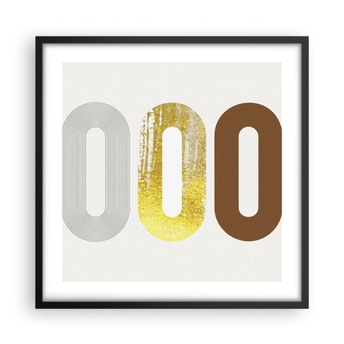 Poszter fehér keretben - Óóó! - 50x50 cm
