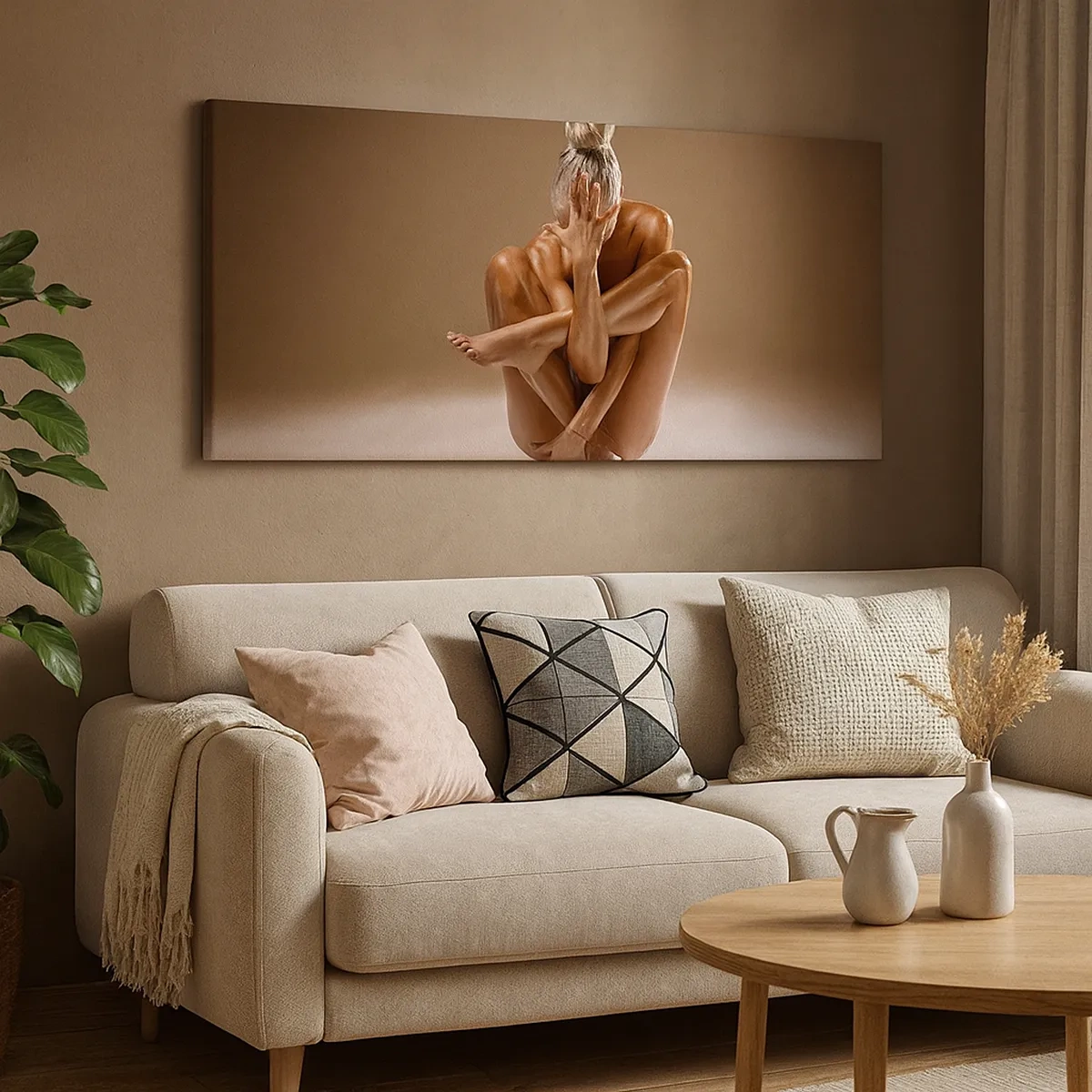 Vászonkép - A test és a lélek egysége - 30x30 cm