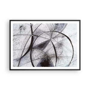 Poszter fehér keretben - Futurisztikus fantázia - 100x70 cm