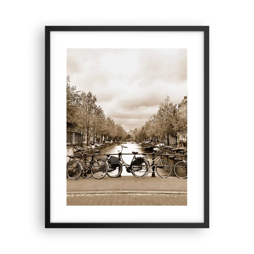 Poszter fehér keretben - Holland hangulat - 40x50 cm