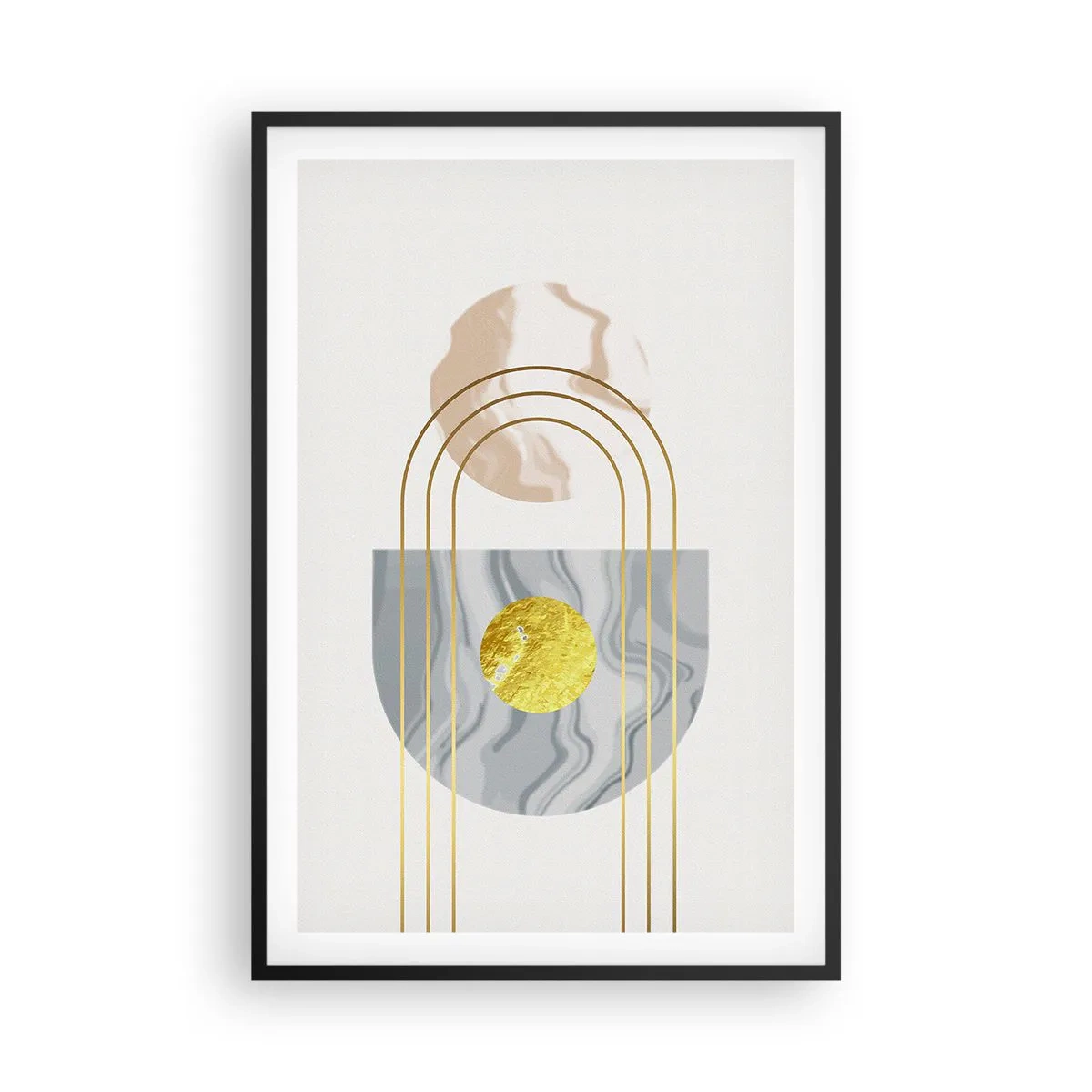 Poszter fehér keretben - Fényerő és ragyogás - 61x91 cm