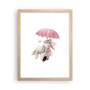 Poszter világos tölgy keretben - Ez a szerelem - 30x40 cm