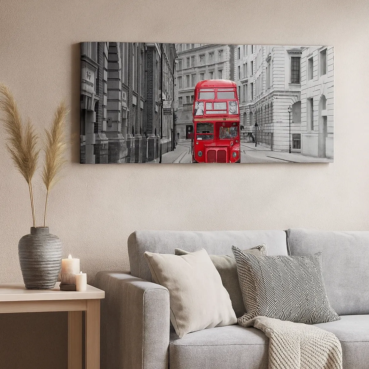 Vászonkép - A mindennapi életnek nem kell szürkének lennie - 30x30 cm