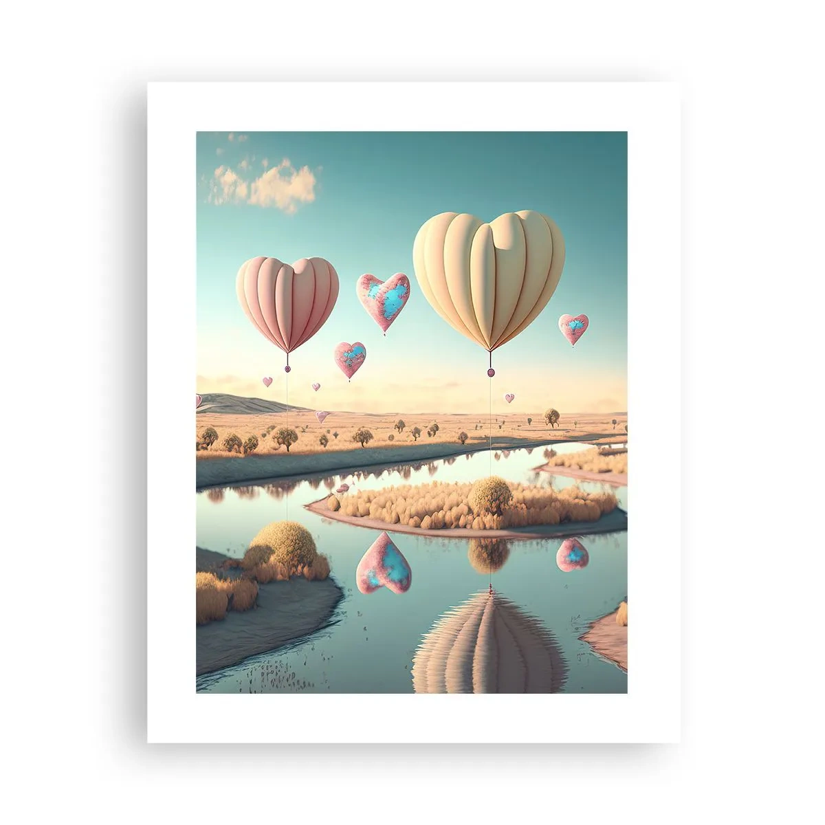 Poszter - A szerelem szárnyalni hagy - 40x50 cm