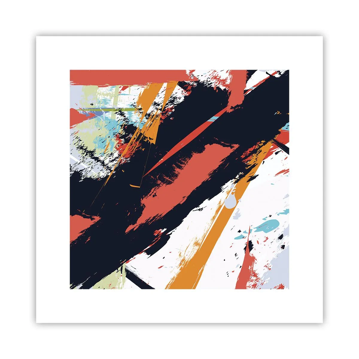 Poszter - Dinamikus kompozíció - 30x30 cm