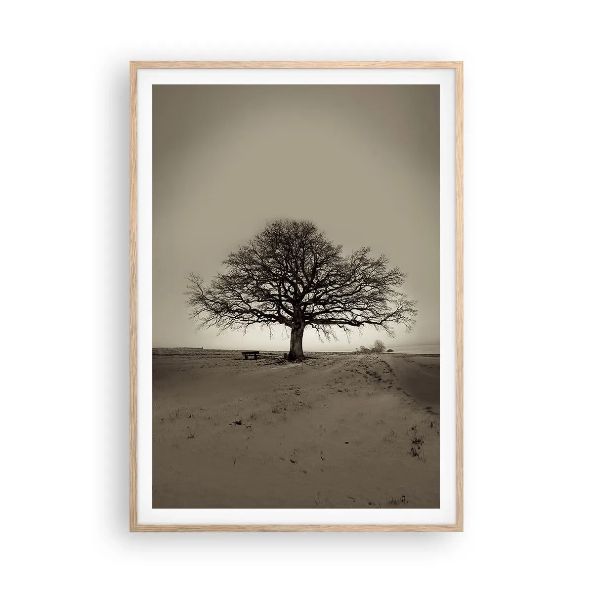 Poszter világos tölgy keretben - Innen az örökkévalóságig - 70x100 cm