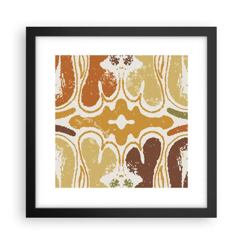 Poszter fehér keretben - Érzelmes absztrakció - 30x30 cm