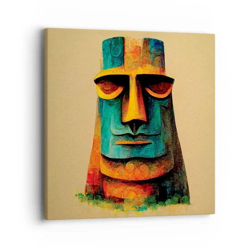 Vászonkép - Szoborszerű és mégis szimpatikus - 40x40 cm