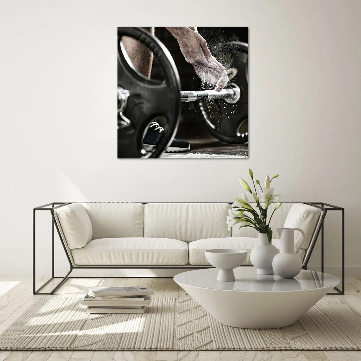 Üveg kép - Kihívás elfogadva! - 70x70 cm