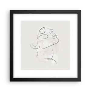 Poszter fehér keretben - Egy álom körvonala - 30x30 cm