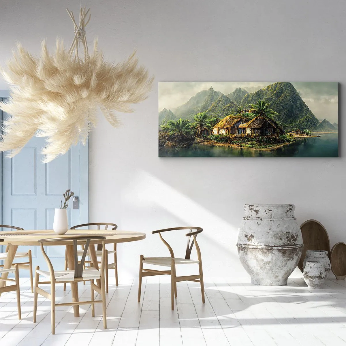 Vászonkép - Trópusi paradicsom - 120x50 cm