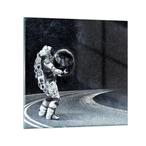 Üveg kép - A Tejúton - 40x40 cm