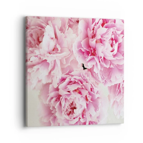 Vászonkép - Rózsaszín pompában - 40x40 cm