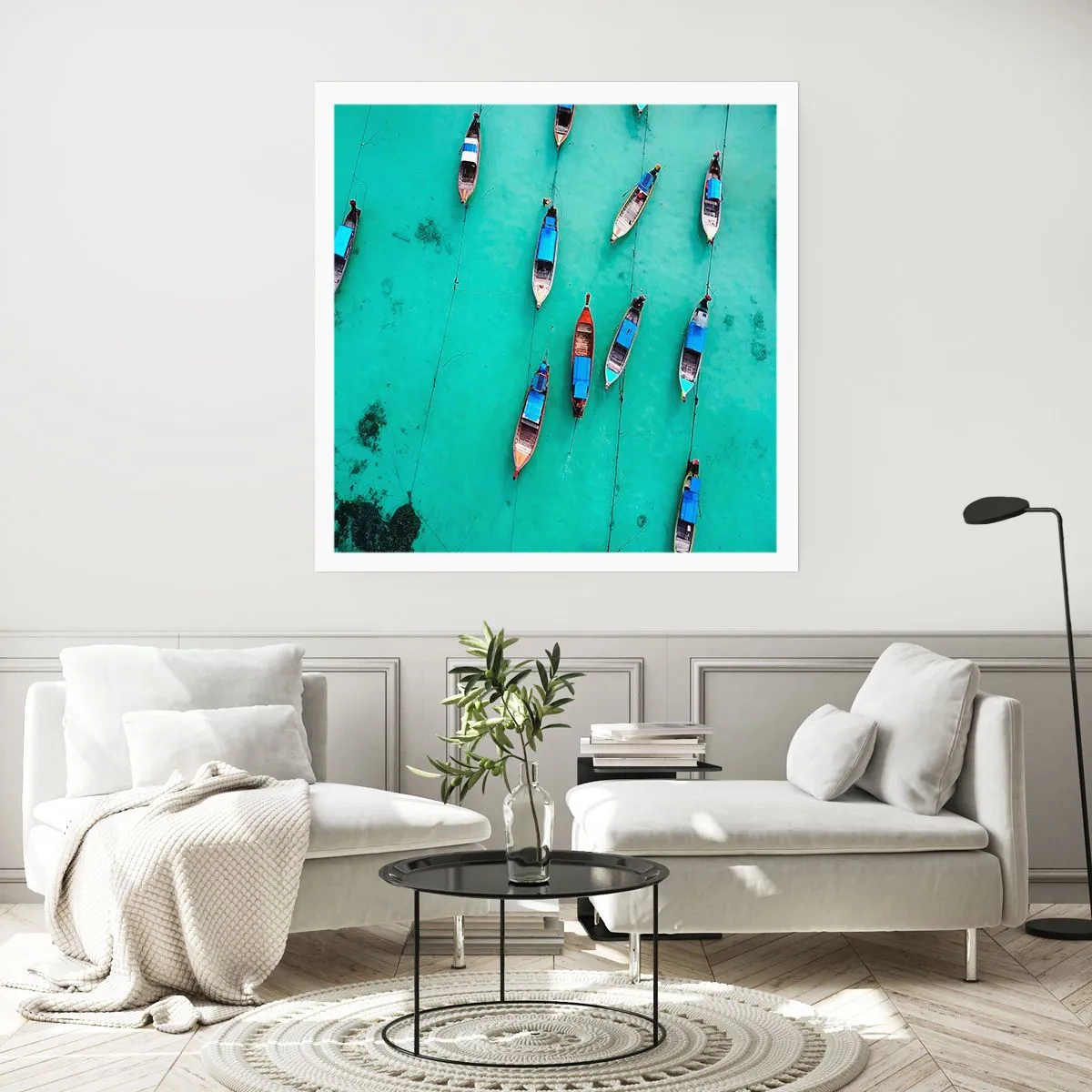 Poszter - Örömteli várakozásban - 60x60 cm