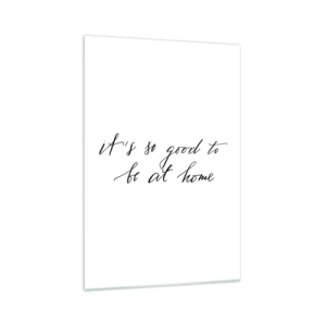 Üveg kép - Teljes igazság - 70x100 cm