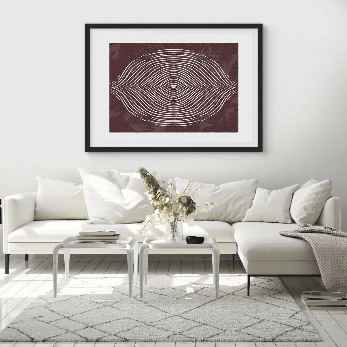 Poszter fehér keretben - A tér beszél - 100x70 cm