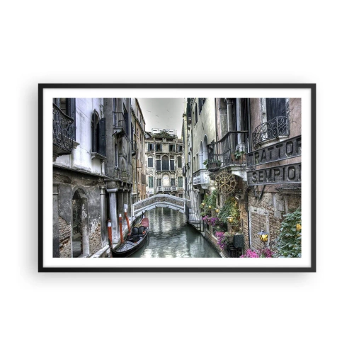 Poszter fehér keretben - Évszázadokon át néma elmélkedésben - 91x61 cm