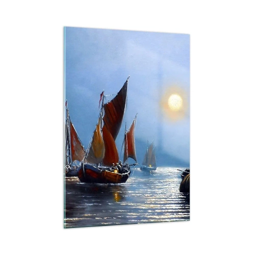Üveg kép - Éjszakai fogás - 50x70 cm