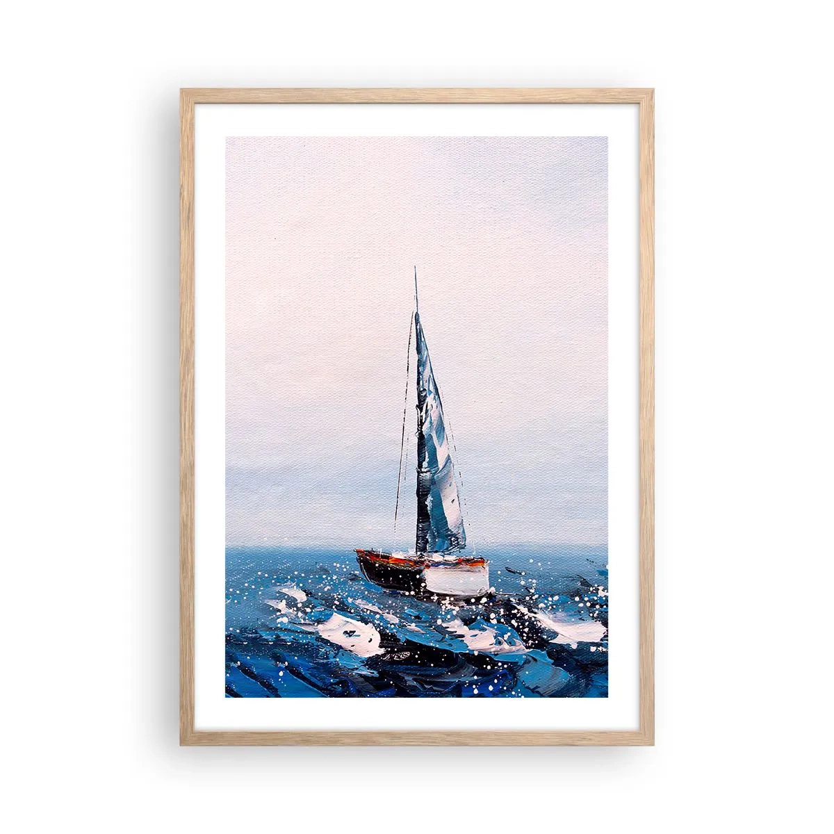 Poszter világos tölgy keretben - A szél testvérisége - 50x70 cm
