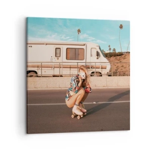 Vászonkép - Mosolyt kérek! - 50x50 cm