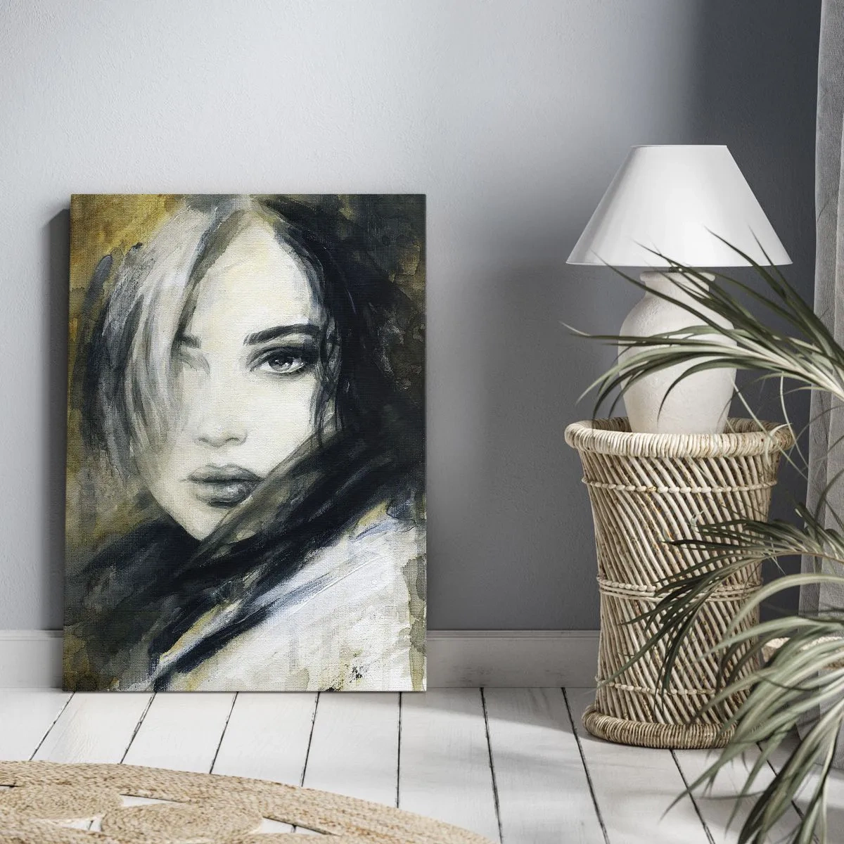 Vászonkép - ártatlanabb vagy érzékibb? - 50x70 cm