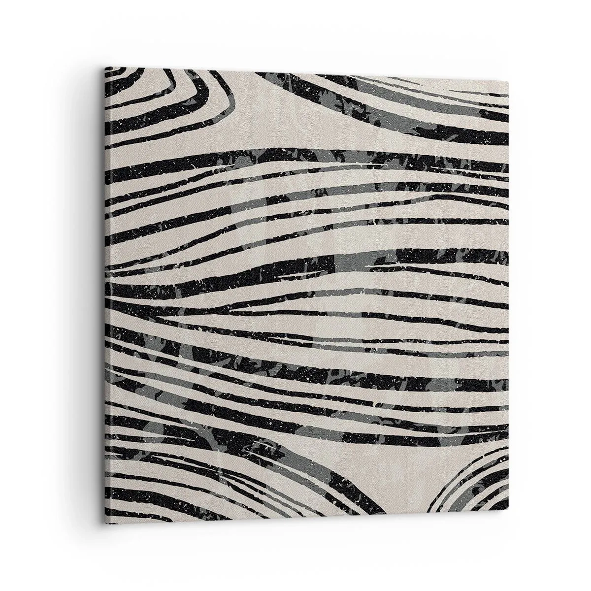 Vászonkép - Vonalak csobbanása - 60x60 cm