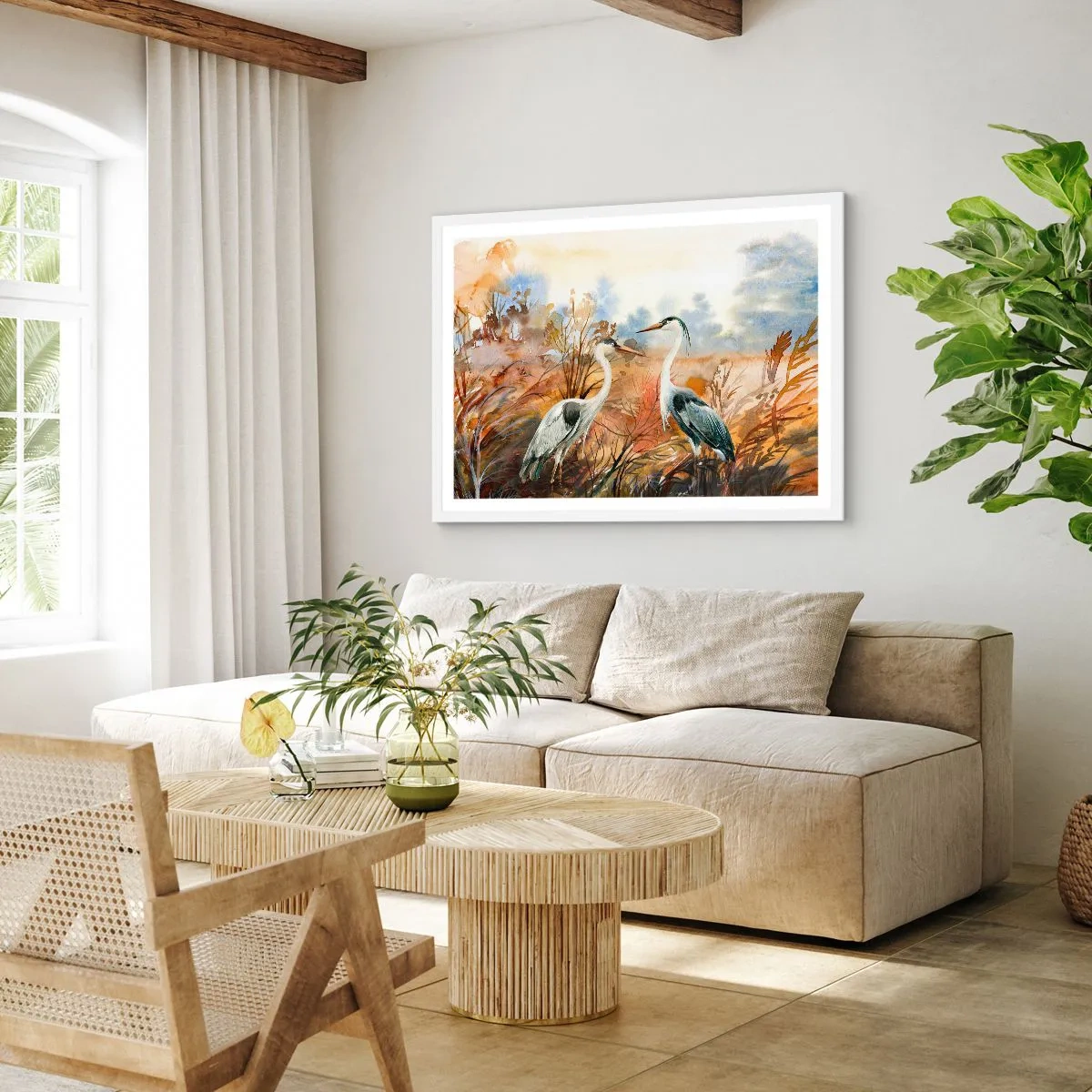 Poszter fekete keretben - Hová ősszel? - 91x61 cm